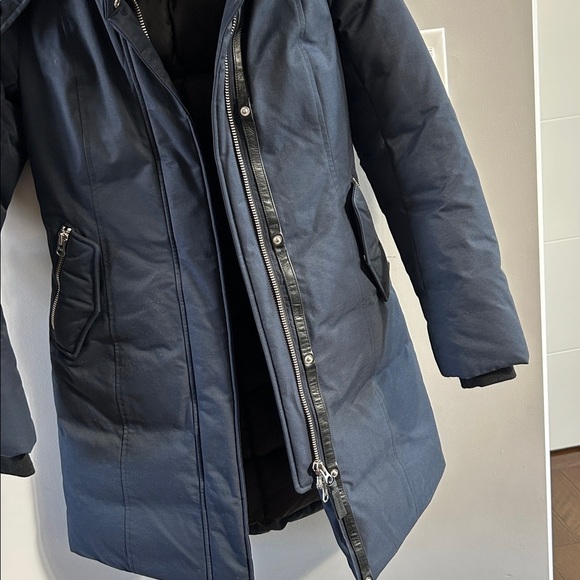 Mackage Kerry Down Parka in Navy - Picture 5 of 16